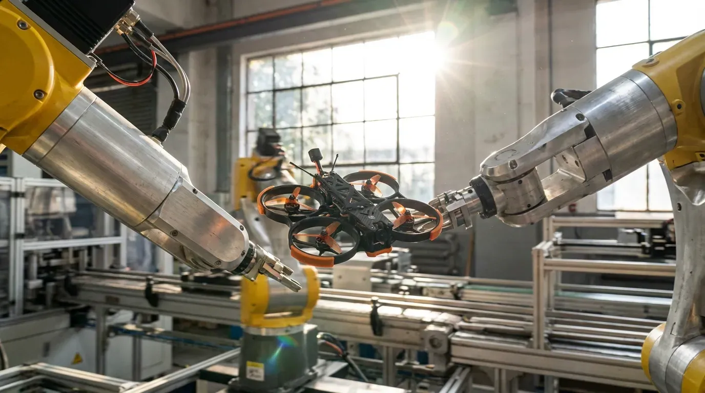 Industrielles High-Tech Ballett