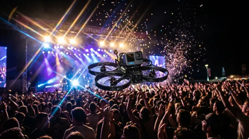 Event-Highlights in 4K: FPV-Drohnen als Gamechanger für Aftermovies