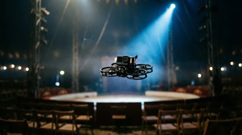 FPV-Drohnen im Zirkus: Wie wir für Louis Knie durch die Manege flogen