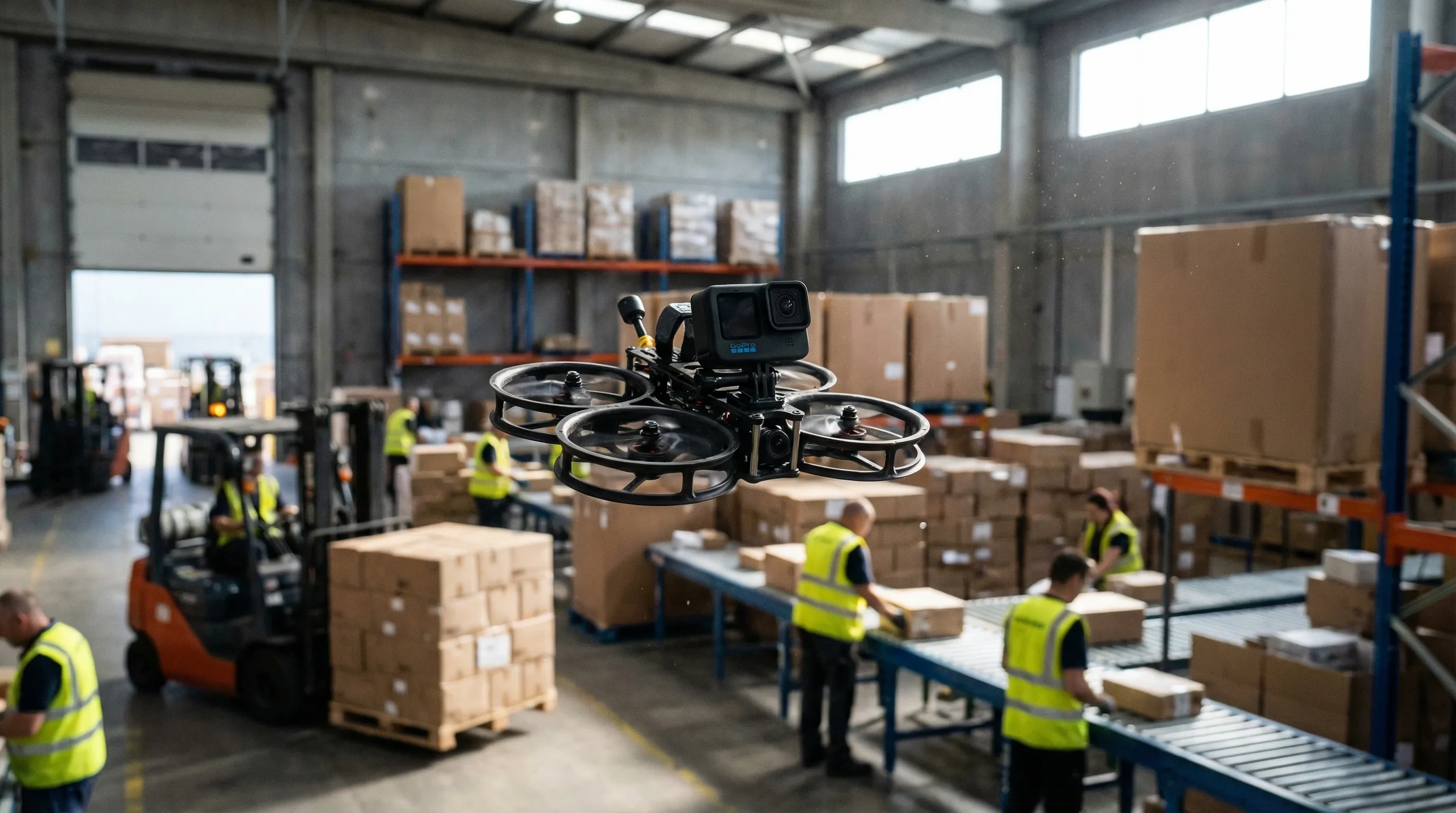 FPV-Drohnenaufnahmen für RWA Logistikzentrum - Logistik